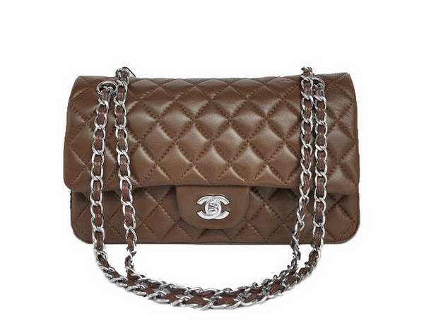 High Quality Knockoff Chanel 2.55 Series Brown Sheepskin Leather Flap Bag